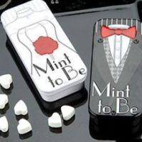 “Mint to Be” Bride & Groom Slide Mint Tins