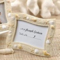 Seaside Sand and Shell Place Card Holder